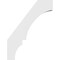 Ekena Millwork 4-in. W x 26-in. D x 34-in. H Balboa Architectural Grade PVC Knee Brace BRCP04X26X34BOA - alternate 3